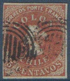 Stamp, Christopher Columbus (1451-1506), Chile,  