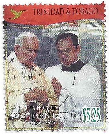 Scenes from Pope's 1985 visit to T&T: Celebrating mass
