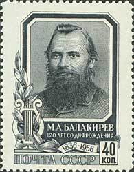 120th Birth Anniversary of M.A.Balakirev.