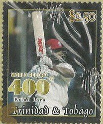 Stamp, Various photos of Lara in action, different, Trinidad and Tobago,  , Sport, Cricket, Athletes