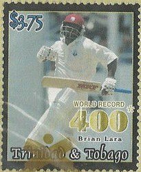 Stamp, Various photos of Lara in action, different, Trinidad and Tobago,  , Sport, Cricket, Athletes