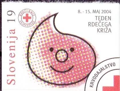 Charity stamp (Red Cross week)