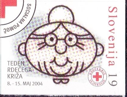 Charity stamp (Red Cross week)
