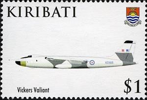 Stamp, Vickers Valiant, Kiribati,  , Aircrafts