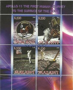 Souvenir Sheet, Apollo 11, Cinderellas,  , Space Traveling, Spacecrafts