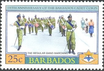 The regular band marching