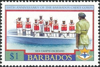 Sea cadets on board