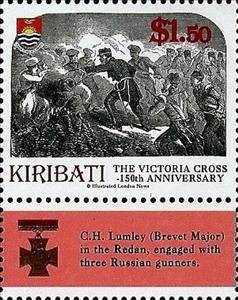Stamp, Brevet Maj. C.H. Lumley, Kiribati,  