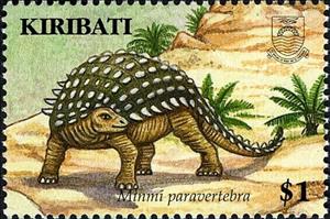 Stamp, Minmi paravertabra, Kiribati,  