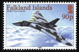 Stamp, Vulcan Bomber, Falkland Islands,  
