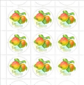 Mini Sheet, Apples, Russia,  , Fruits, Plants (Flora)