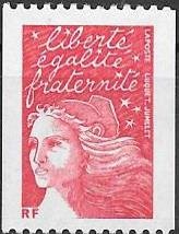 Stamp, Mariane de Luquet, France,  
