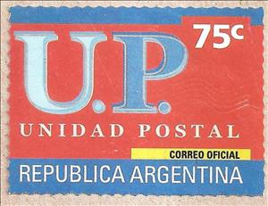Stamp, Unidad Postal, Argentina,  