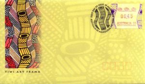 First Day Cover, Vending Machine Stamp, Australia,  