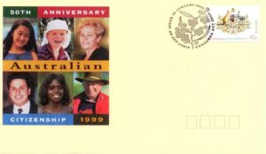 First Day Cover, Commonwealth Coat of Arms, Australia,  