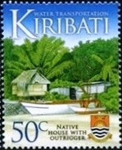 Native house with outrigger