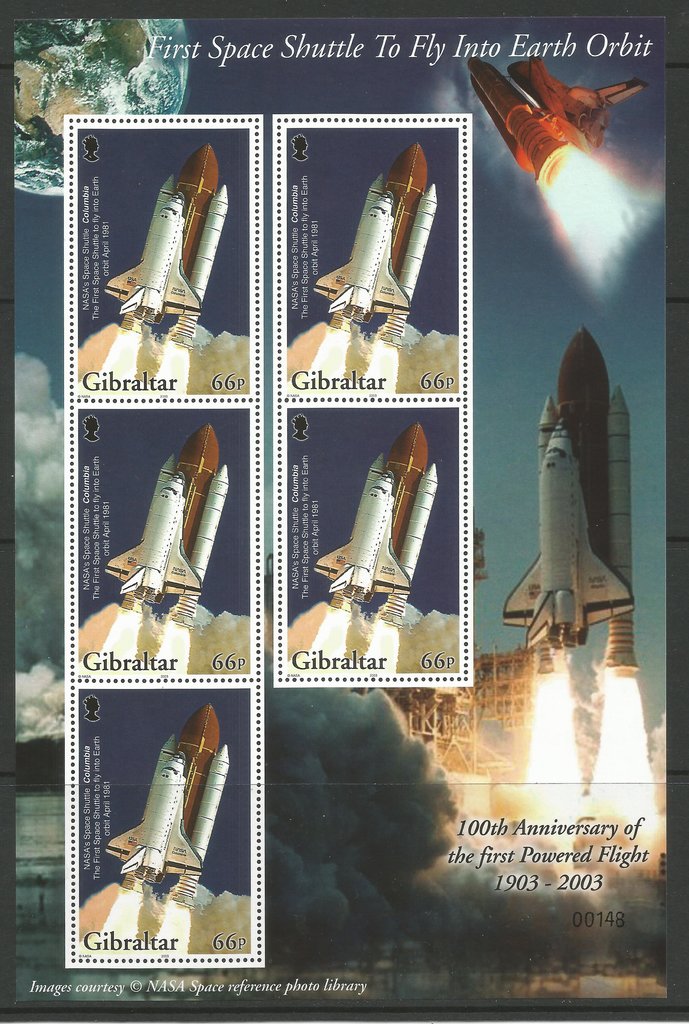 Space Shuttle Columbia 66p M/S