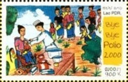 People receiving vaccine