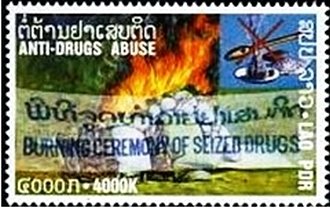 Burning of seized drugs