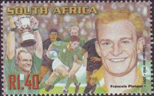 Stamp, Francois Pienaar, Rugby Player, South Africa,  , Rugby