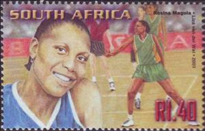 Stamp, Rosina Magola, Netball, South Africa,  