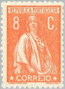 Stamp, Ceres, Portugal,  , Mythology, Gods and goddesses