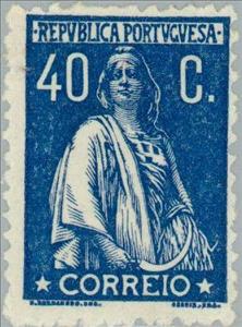 Stamp, Ceres, Portugal,  , Mythology, Gods and goddesses