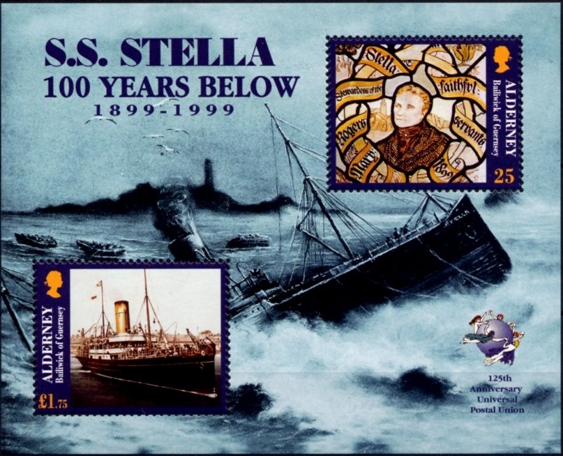 Stella',Stained Glass Window,Casquets lighthouse