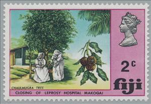 Stamp, Chaulmoogra Tree, Fiji,  