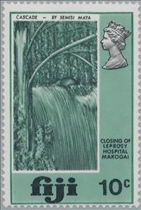 Stamp, Paintings by Semisi Maya, Fiji,  