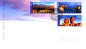 First Day Cover, Geographic Features, Australia,  