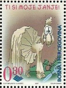Stamp, I write you a letter, Bosnia and Herzegovina,  
