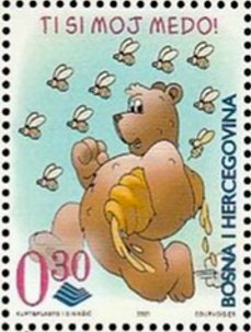 Stamp, I write you a letter, Bosnia and Herzegovina,  