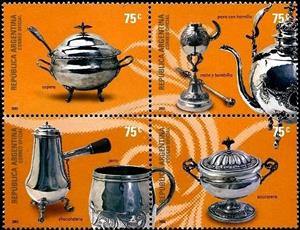 Mini Sheet, Silver Tableware, Argentina,  , Silver Objects