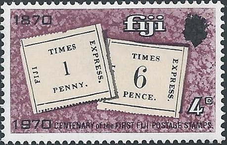 Stamp, Nos 1 and 3, Fiji,  