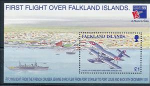 Souvenir Sheet, "PHILEXFRANCE '99", International Stamp Exhibition,, Falkland Islands,  