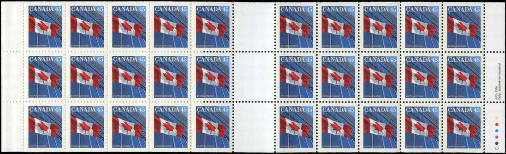 Canadian Flag and Office Buildings