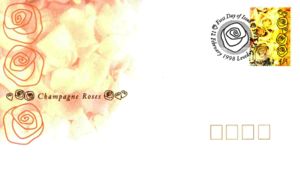 First Day Cover, Champagne Rose, Australia,  