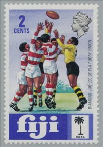 Stamp, Rugby, Fiji,  , Rugby