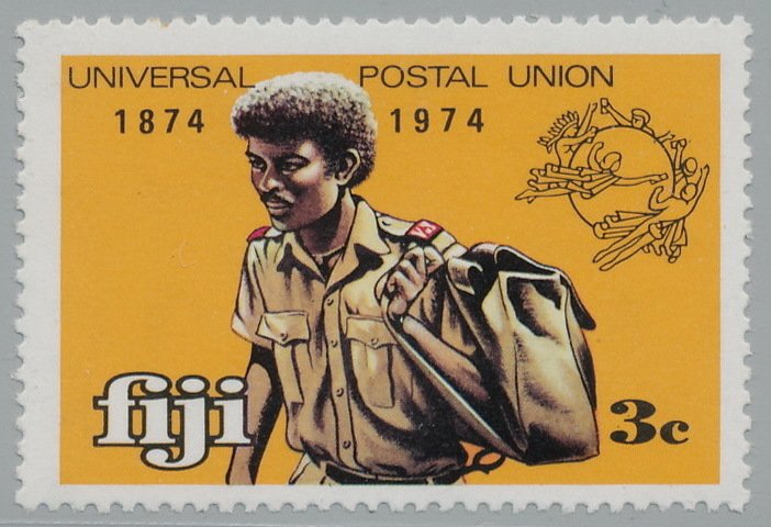 Mailman and UPU Emblem