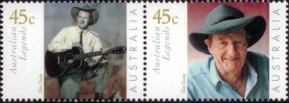 Se-tenant, Slim Dusty, Australia,  
