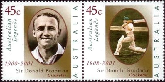Donald Bradman, Portrait and Action