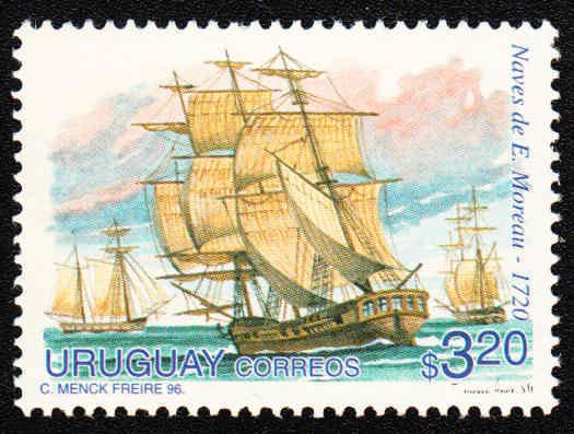 Ships of E. Moreau (1720)