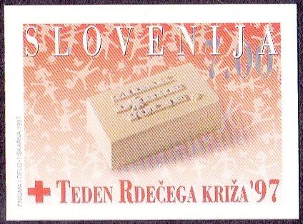 Charity stamp (Red Cross week)