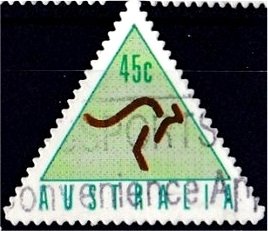 Stamp, Dark green, Australia,  