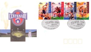 Club Logo and Football Hero