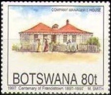 Stamp, Company manager's house, Botswana,  , Houses