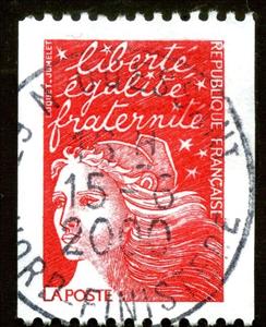 Stamp, Marianne type Luquet, France,  