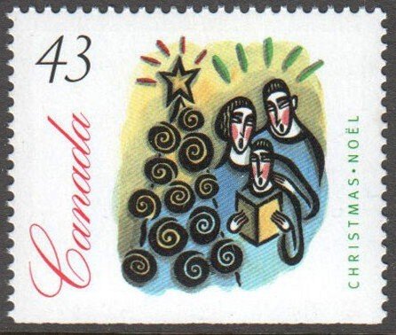 Group of People Gathered Around a Christmas Tree