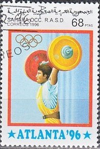 Stamp, Weightlifting, Cinderellas,  , Olympic Games, Weightlifting